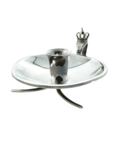 Vintage Silver Dansk Guidindustri Taper Candle Holder