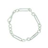 Antique Sterling Silver Albert Bracelet c1900