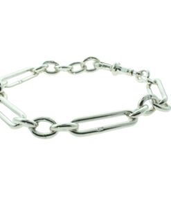 Antique Sterling Silver Albert Bracelet c1900