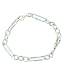 Antique Sterling Silver Albert Bracelet c1900