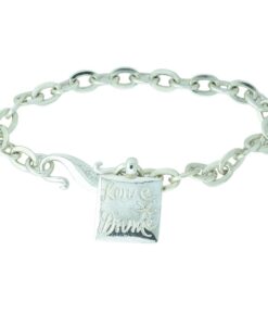 Wright and Teague Sterling Silver Love Devine Bracelet