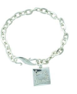 Sterling Silver Love Devine Bracelet - Wright and Teague