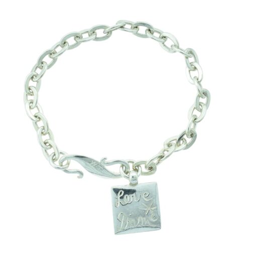 Sterling Silver Love Devine Bracelet - Wright and Teague