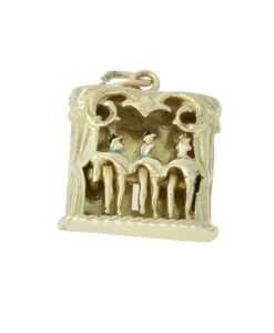 Gold CAN CAN DANCERS Charm by Georg Jensen