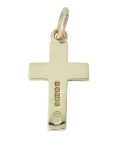 Antique Solid 9ct Rose Gold Cross