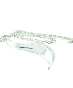 Vintage Sterling Silver Wave Pendant