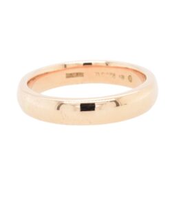 Vintage 9ct Rose Gold Wedding Band Ring 5mm