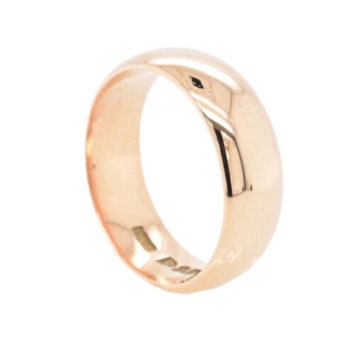 Antique 9ct Rose Gold Wedding Band Ring