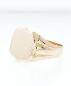 Antique Gent's 9ct Rose Gold Shield Signet