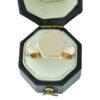 Antique Rose Gold Hexagonal Signet Ring