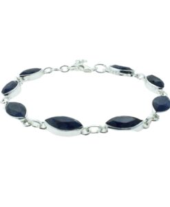 Sterling Silver Sapphire Bracelet
