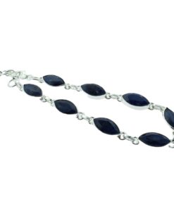 Sterling Silver Sapphire Bracelet
