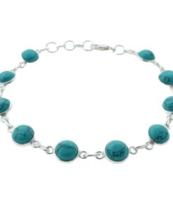Round Turquoise Bracelet