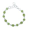 Sterling Silver Peridot Bracelet