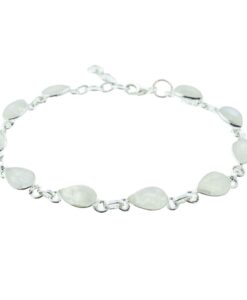 Sterling Silver Moon Stone Bracelet