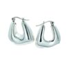 Handbag Creole Earrings in Sterling Silver