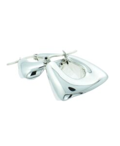 Handbag Creole Earrings in Sterling Silver