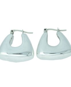 Sterling Silver Handbag Creole Earrings