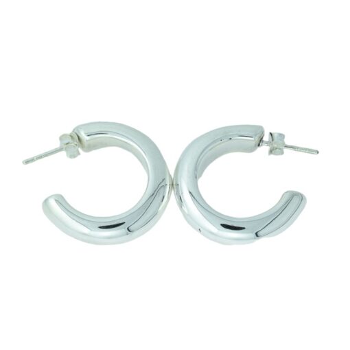 Sterling Silver Hoop Earrings 24mm