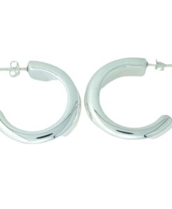 Sterling Silver Hoop Earrings 30mm