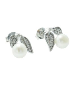 Sterling Silver Pearl Earrings