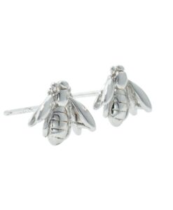 Silver Bee Earrings