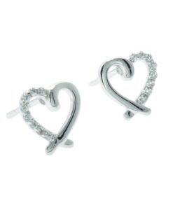 Sterling Silver Heart Earrings