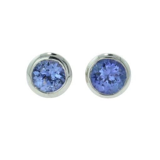 Sterling Silver Tanzanite Earrings