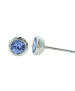 Silver Tanzanite Earrings
