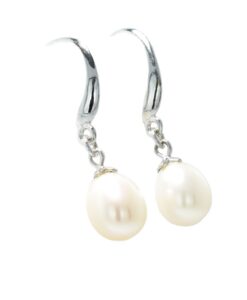 Sterling Silver Pearl Drop Earrings