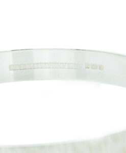 Vintage Sterling Silver Bark Bangle Dated 1979