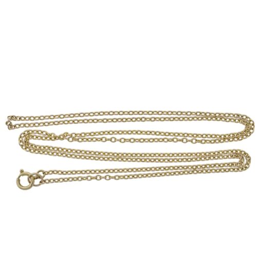 Vintage 9ct rose gold cable link chain