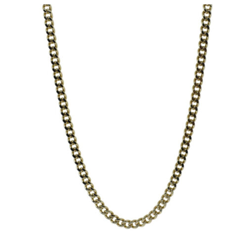 9ct Rose Gold Curb Link Chain 26"