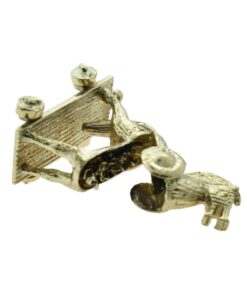 Vintage Gold Trojan Horse Charm