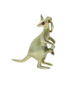 Vintage Gold KANGAROO Charm by Georg Jensen