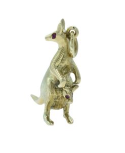 Vintage Gold KANGAROO Charm by Georg Jensen