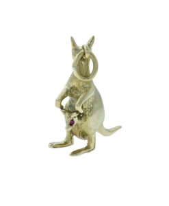 Vintage Gold KANGAROO Charm by Georg Jensen
