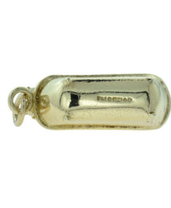 Vintage 9ct Gold Lady in a Bath Charm dated 1969