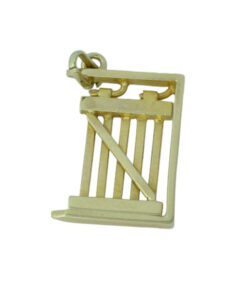 Vintage 9ct Gold Gate Charm