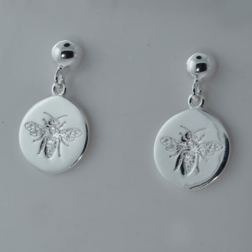 Sterling Silver bee earrings