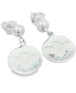 Sterling Silver Bee Earrings
