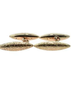 Antique 9ct Rose Gold Cufflinks Hallmarked Chester 1902