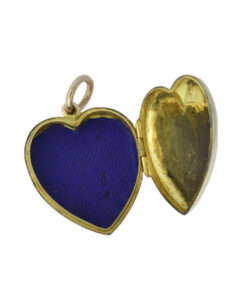 Vintage Solid 9ct Gold Heart Locket