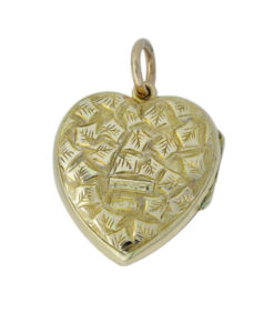 Vintage 9ct Gold Heart Locket