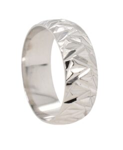 Platinum Wedding Band Ring 7mm 1975