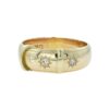 Gent's 18ct Gold Diamond Buckle Ring
