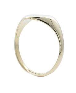 Antique Rose Gold Heart Signet Ring