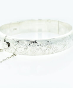 Vintage Sterling Silver Bangle Hallmarked 1974