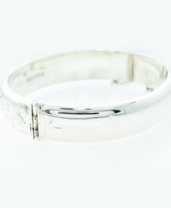 Vintage Sterling Silver Bangle Hallmarked 1974