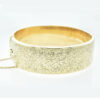 Vintage 9ct Gold Bangle by Smith and Pepper Chester 1954